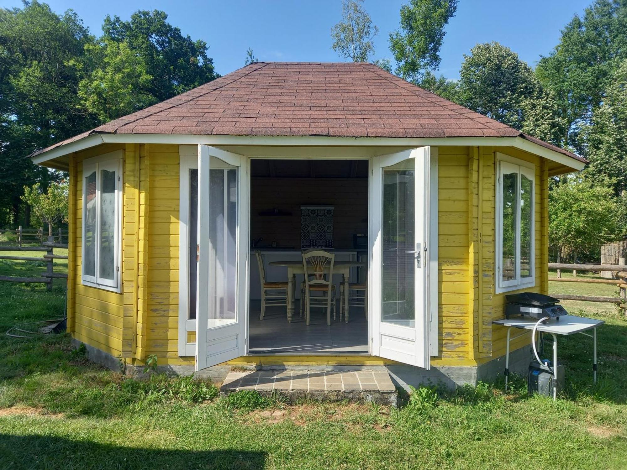 Chalet Au Coeur De La Nature Le Grand-Lucé Εξωτερικό φωτογραφία