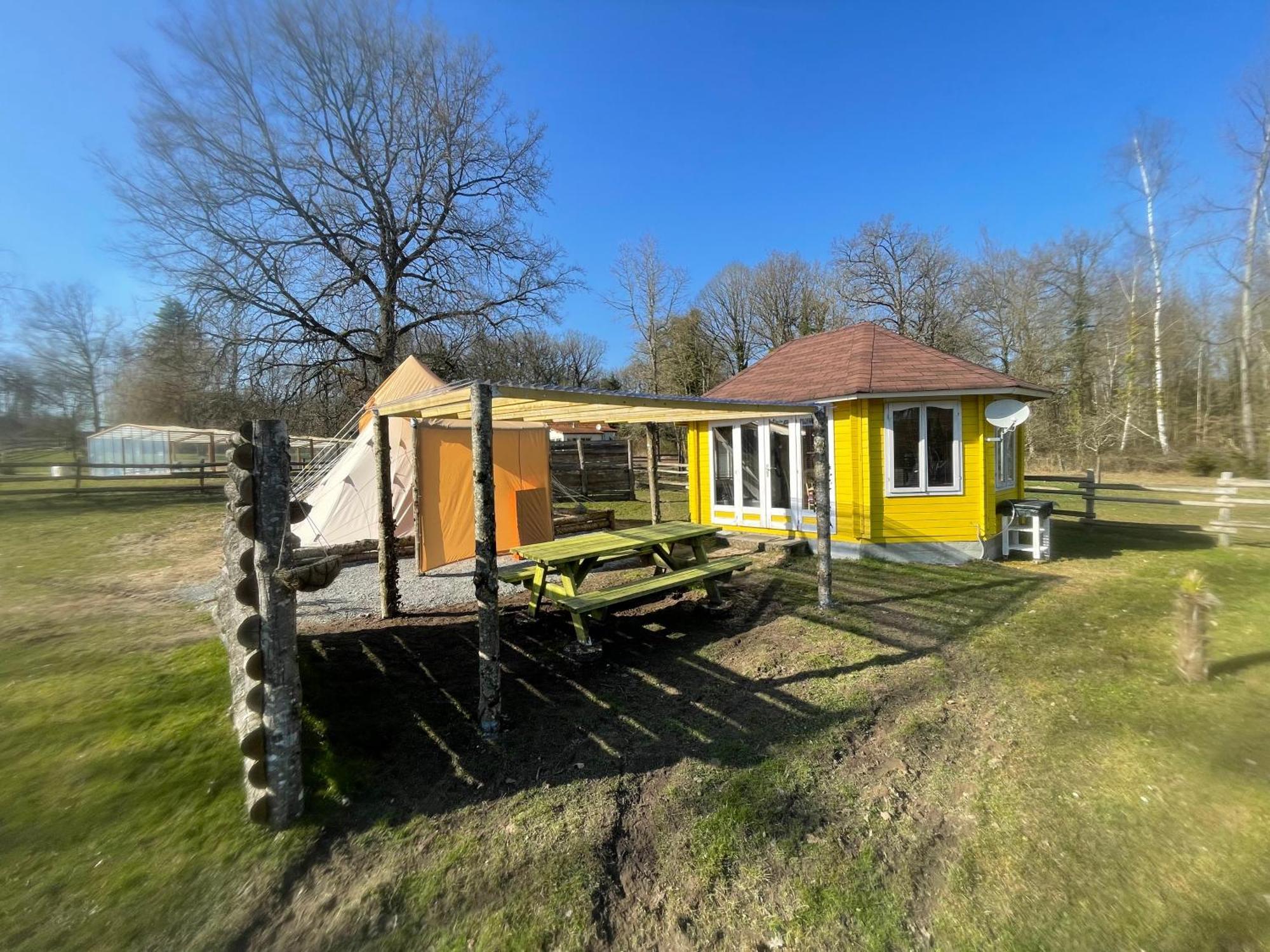 Chalet Au Coeur De La Nature Le Grand-Lucé Εξωτερικό φωτογραφία